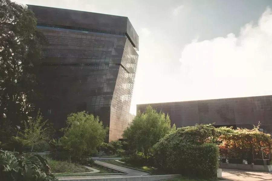 Exterior of de Young Museum 