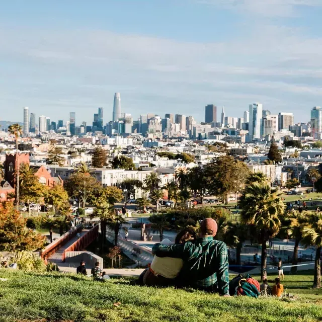 Dolores Park an einem sonnigen Nachmittag