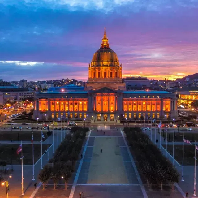 City Hall at Sunset