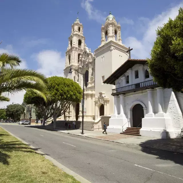 Mission Dolores during the day